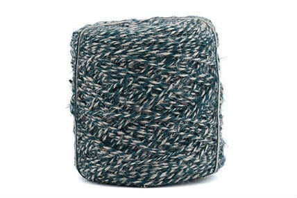 Hennep touw twisted donker blauw 3.5 mm dik 10 meter