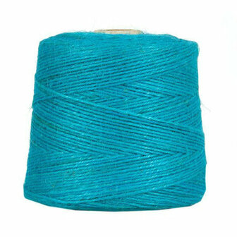 Hennep touw aqua 3 mm dik 10 meter