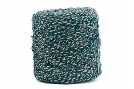 Hennep touw twisted aqua 3.5 mm dik 10 meter