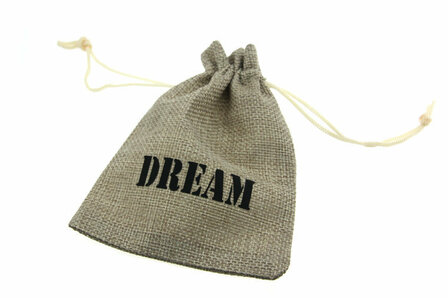 Jute look zakjes dream 9.5 x 13.5 cm