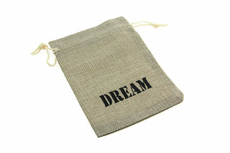 Jute look zakjes dream 9.5 x 13.5 cm