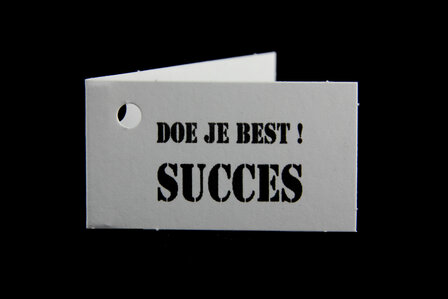 Kaartjes doe je best succes 10 stuks