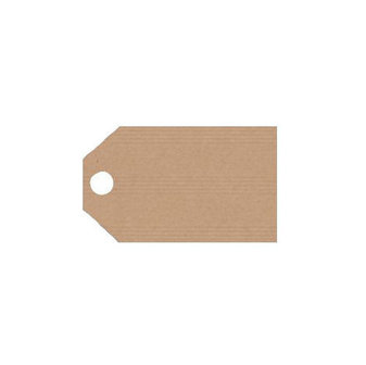 Kraft labels 2.5 x 5.5 cm