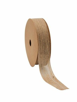 Jute lint 2.5 cm breed 10 meter rol