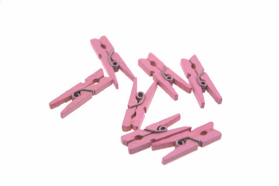 Wasknijpertjes roze