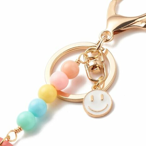 Sleutelhanger regenboog luxe